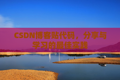 CSDN博客贴代码，分享与学习的最佳实践