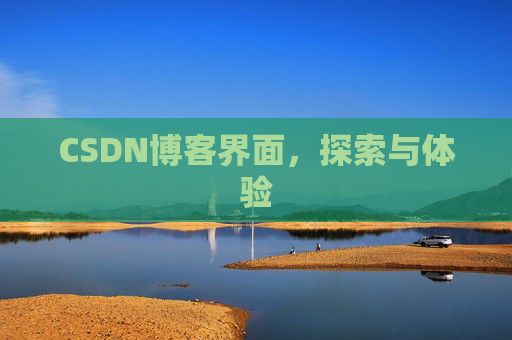 CSDN博客界面,探索与体验